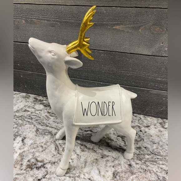 Rare Rae Dunn “Wonder” Reindeer Holiday Collection - Picture 7 of 9